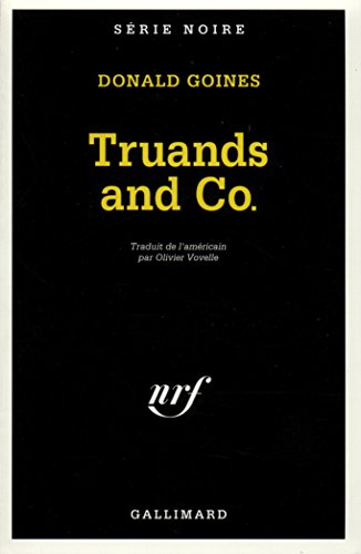 Couverture Truands and Co. Gallimard
