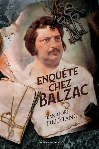 Couverture Enqute chez Balzac Moissons noires
