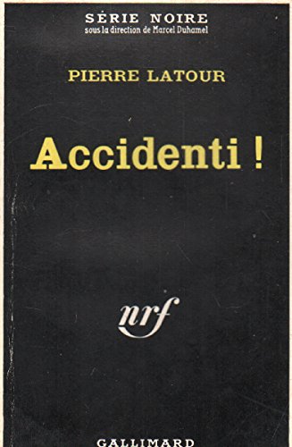 Couverture Accidenti ! Gallimard