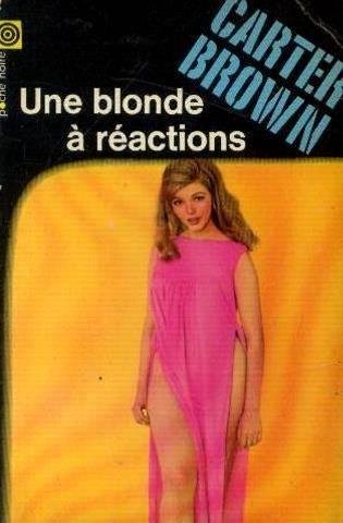 Couverture Une blonde  ractions Gallimard