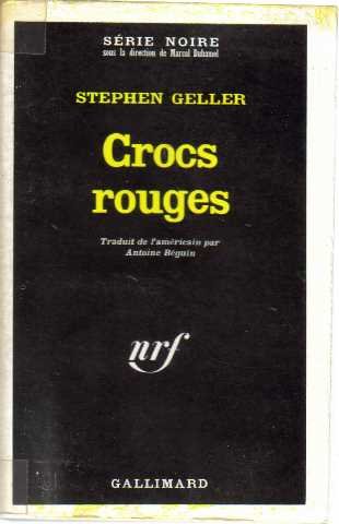 Couverture Crocs rouges Gallimard