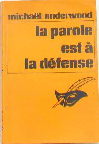 Couverture La Parole est  la dfense Librairie des Champs-Elyses - Le Masque