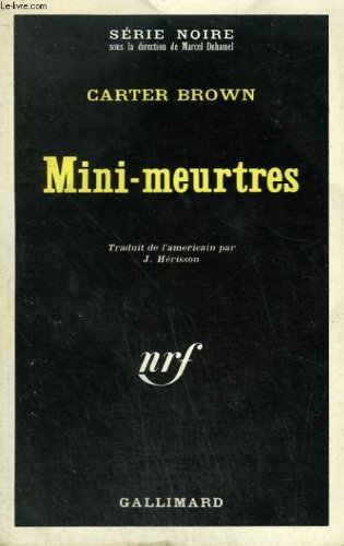 Couverture Mini-meurtres Gallimard