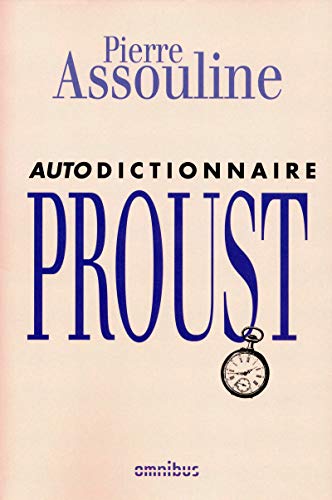 Couverture Autodictionnaire Proust
