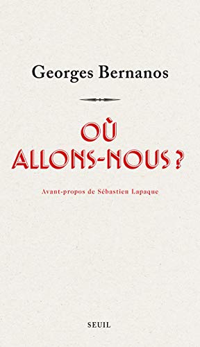 Couverture O allons-nous ? Seuil