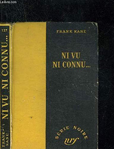 Couverture Ni vu ni connu... Gallimard