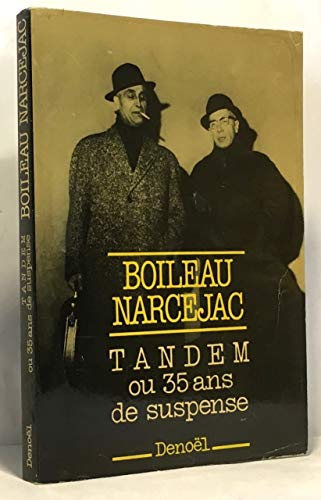 Couverture Tandem ou 35 ans de suspense Denol