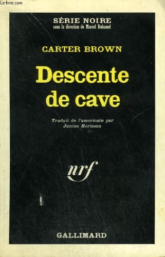 Couverture Descente de cave Gallimard