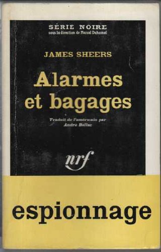 Couverture Alarmes et bagages Gallimard