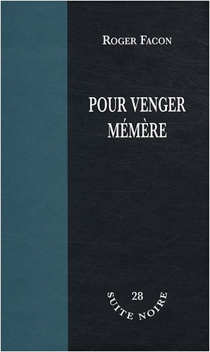 Couverture Pour venger mmre Editions La Branche