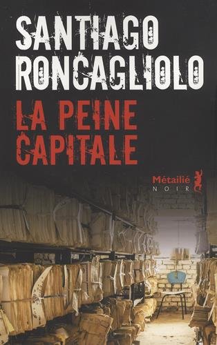 Couverture La Peine capitale Editions Mtaili