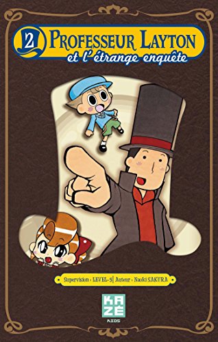 Couverture Professeur Layton et l'trange enqute tome 2 Kaz Manga