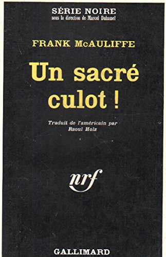 Couverture Un sacr culot ! Gallimard