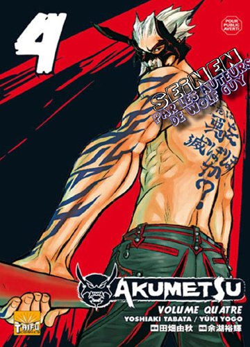 Couverture Akumetsu tome 4 Taifu Comics