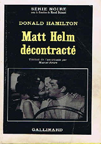 Couverture Matt Helm dcontract Gallimard