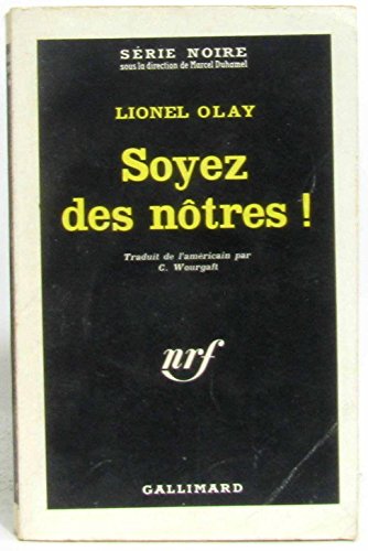 Couverture Soyez des ntres ! Gallimard