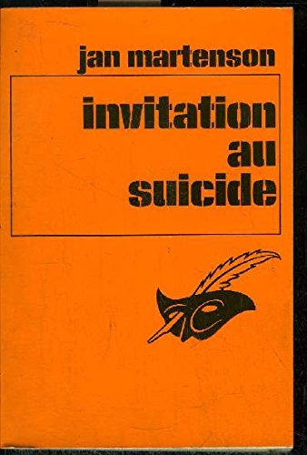 Couverture Invitation au suicide Librairie des Champs-Elyses - Le Masque