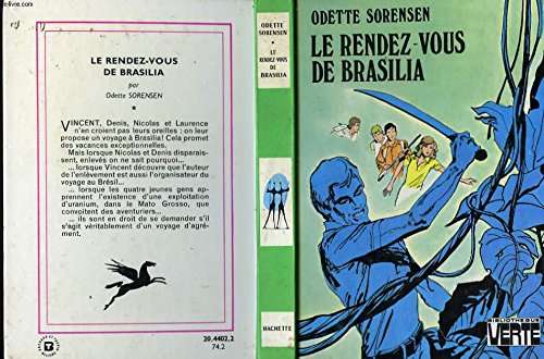 Couverture Le Rendez-vous de Brasilia HACHETTE Bibliothque Verte