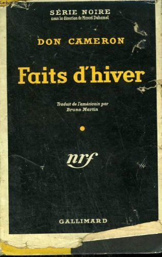 Couverture Faits d'hiver Gallimard