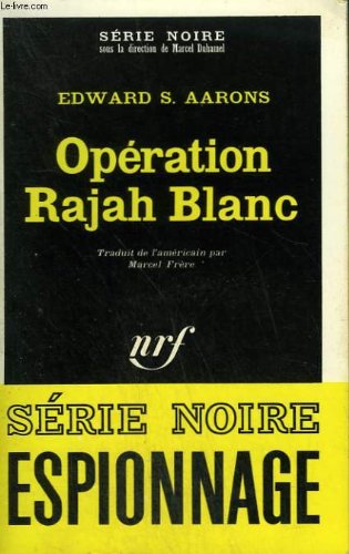 Couverture Opration Rajah blanc Gallimard
