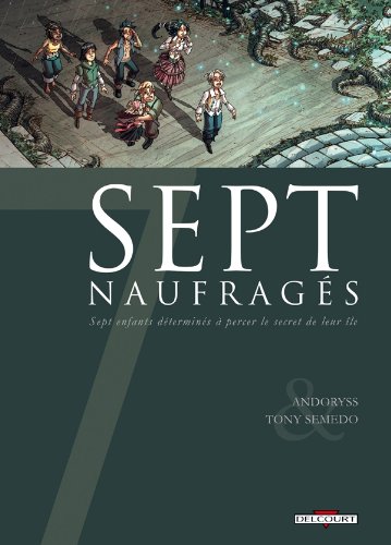 Couverture Sept naufrags Delcourt