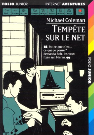 Couverture Tempte sur le Net Gallimard