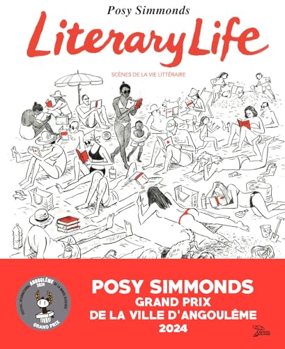 Couverture Literary life : scnes de la vie littraire