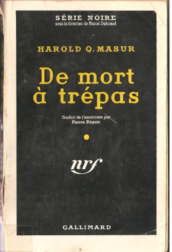 Couverture De mort  trpas Gallimard