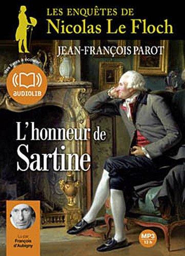Couverture L'honneur de Sartine Audiolib