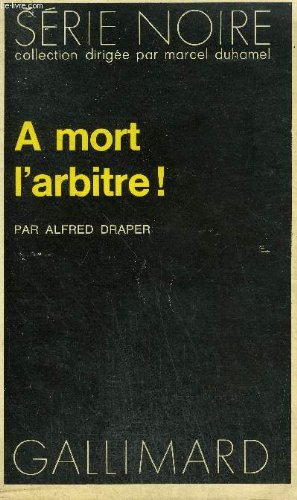 Couverture A mort l'arbitre ! Gallimard