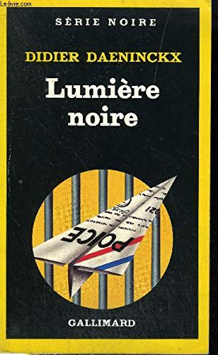 Couverture Lumire noire Gallimard
