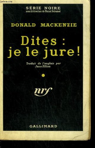 Couverture Dites : je le jure !