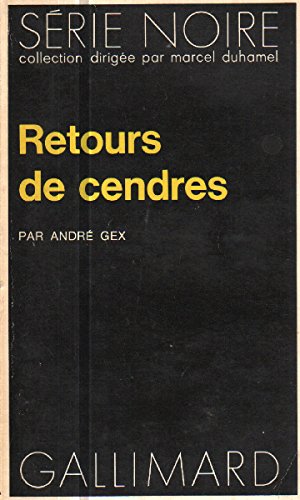 Couverture Retours de cendres Gallimard
