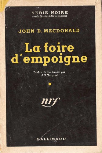 Couverture La Foire d'empoigne Gallimard