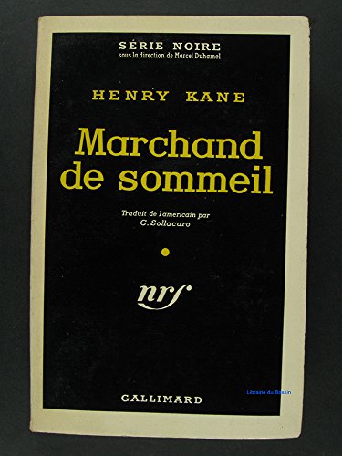 Couverture Marchand de sommeil