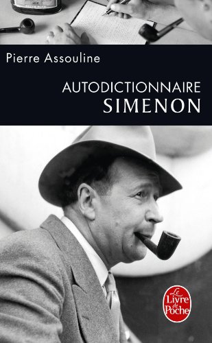 Couverture Autodictionnaire Simenon