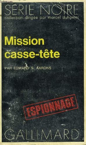 Couverture Mission casse-tte Gallimard
