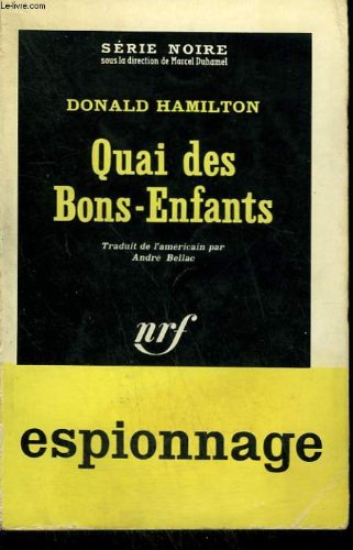 Couverture Quai des Bons-Enfants Gallimard