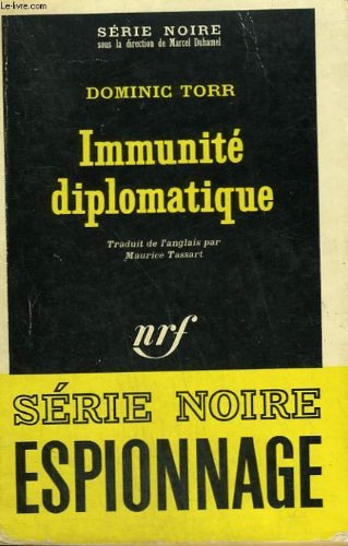 Couverture Immunit diplomatique