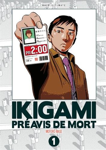 Couverture Ikigami tome 1 Kaz Manga