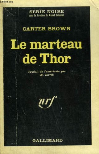 Couverture Le Marteau de Thor Gallimard