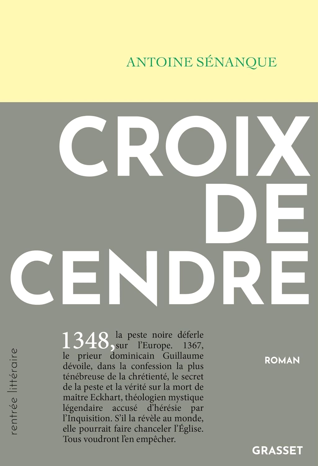 Couverture Croix de cendre