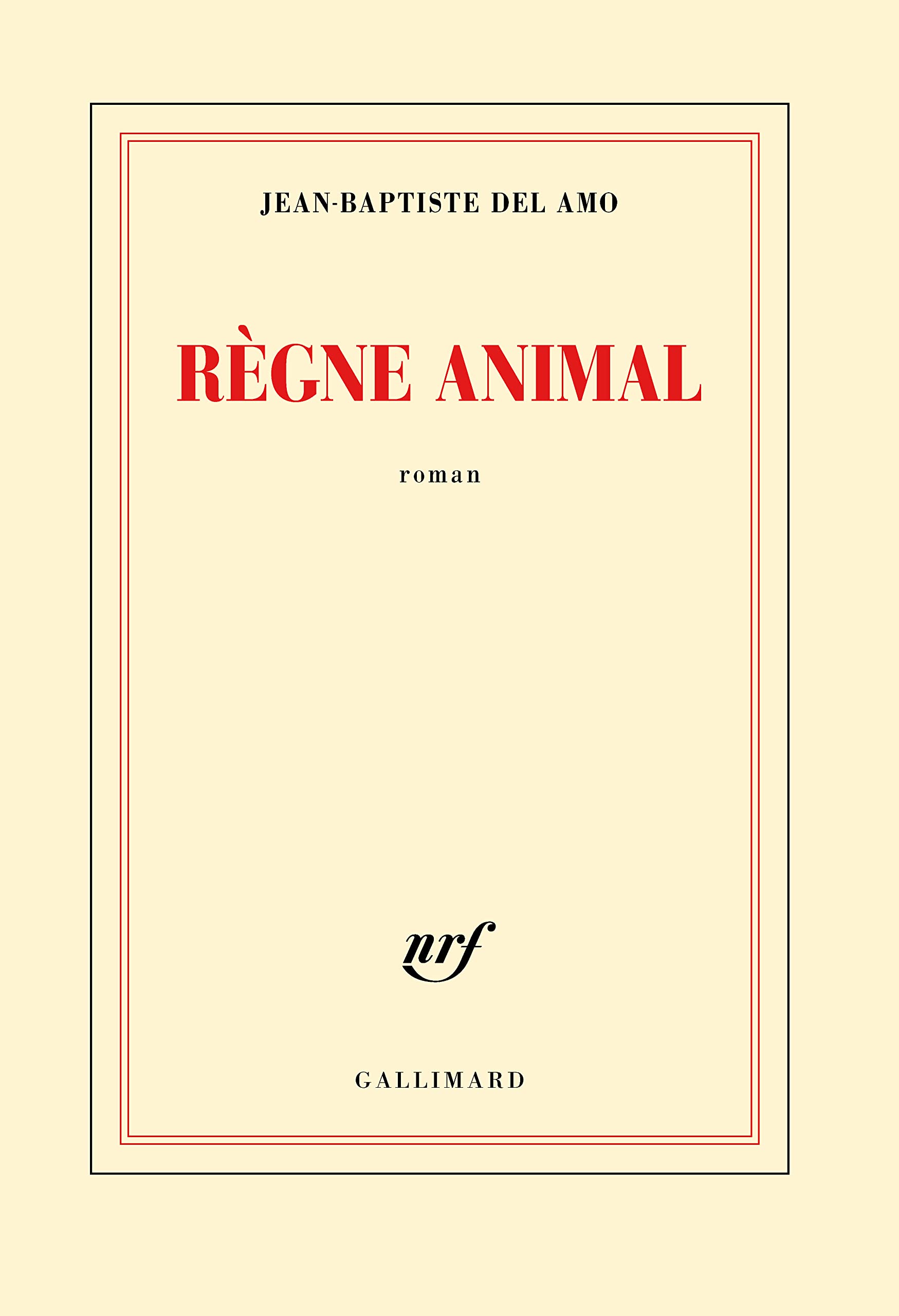 Couverture Rgne animal Gallimard