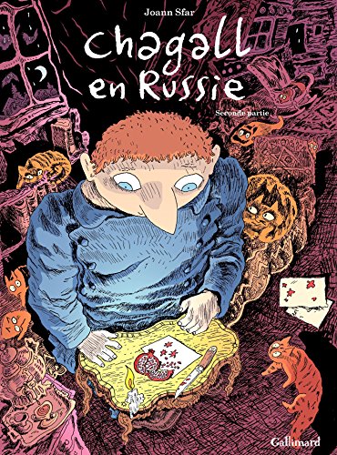 Couverture Chagall en Russie tome 2 ditions Gallimard BD
