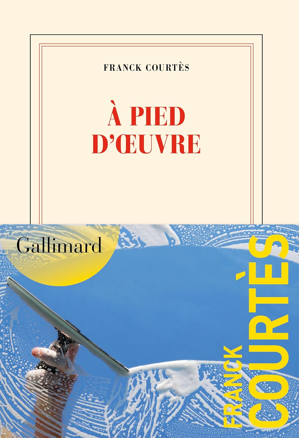 Couverture  pied d'oeuvre Gallimard