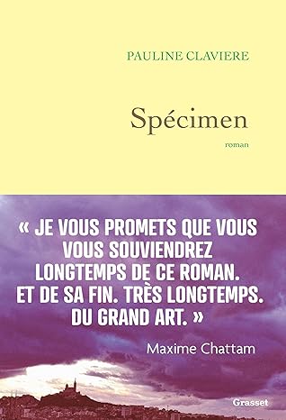 Couverture Sp�cimen 