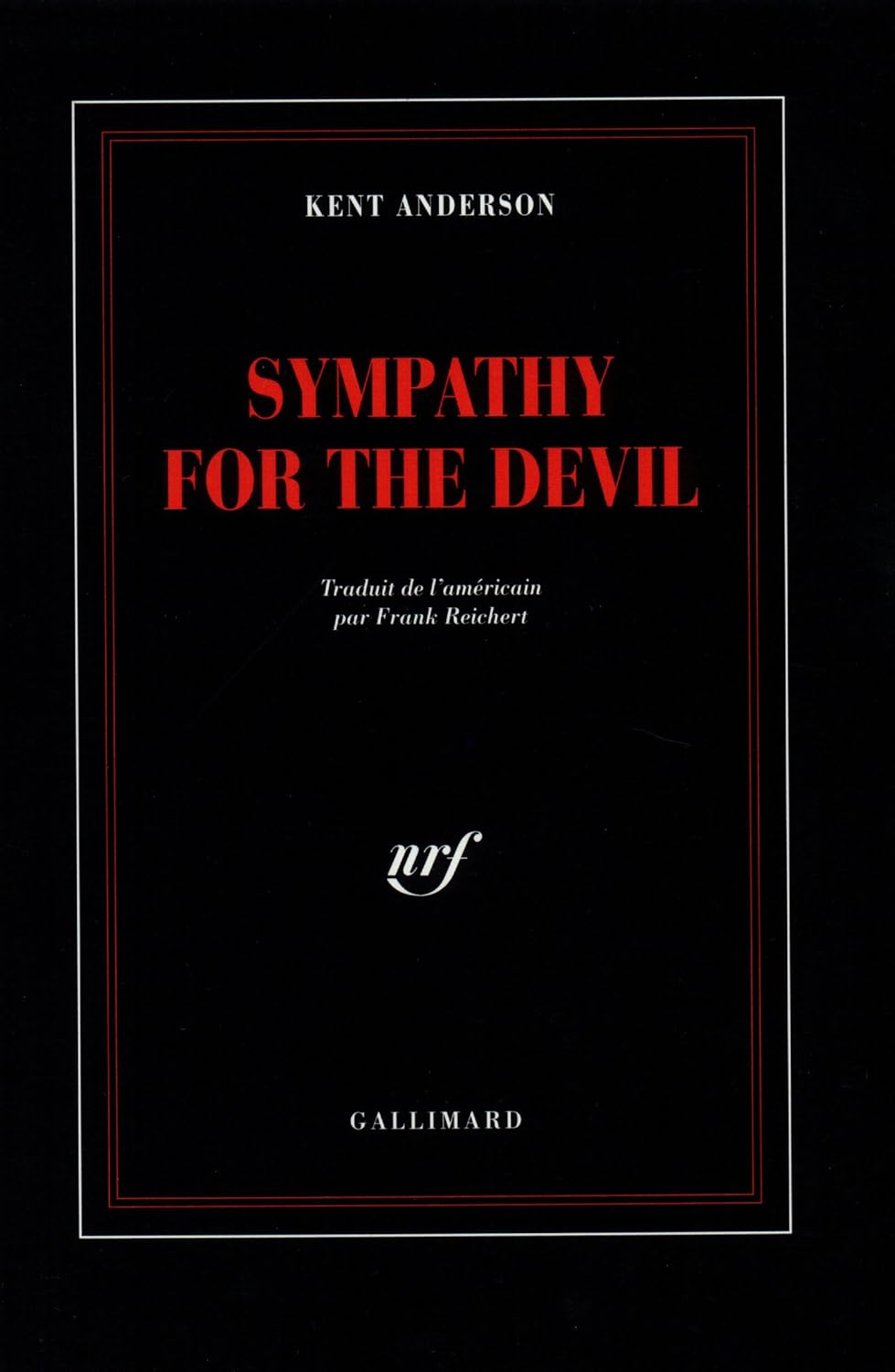Couverture Sympathy for the Devil Gallimard