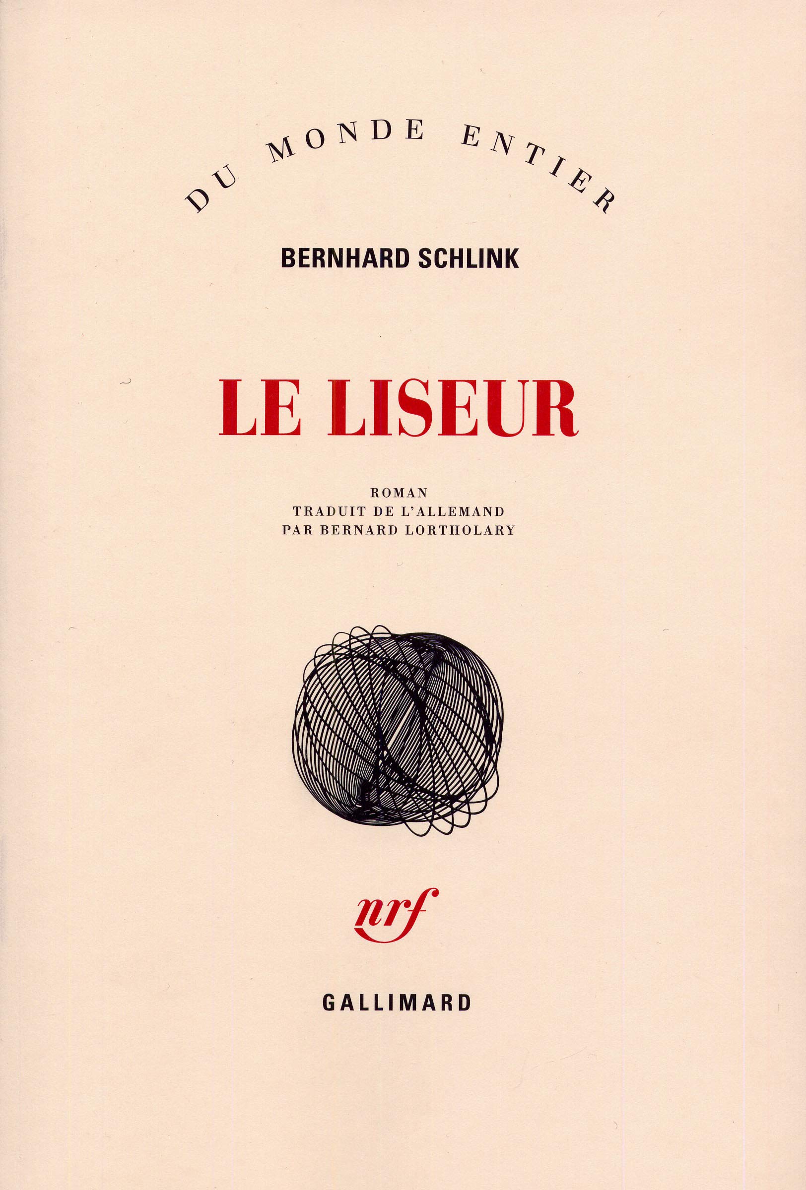 Couverture Le Liseur Gallimard