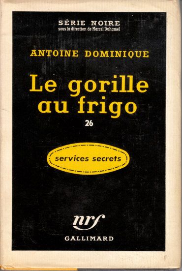 Couverture Le Gorille au frigo Gallimard