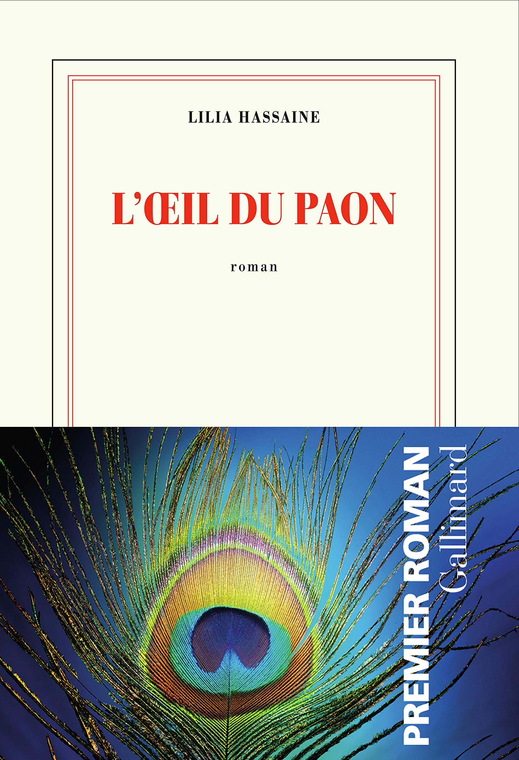Couverture L'Oeil du paon Gallimard